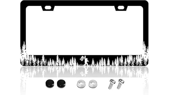 bigfoot forest license frame