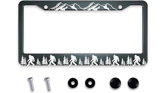 smooffly sasquatch license frame