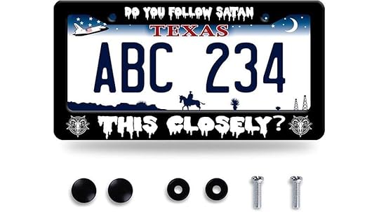 vehicle license plate frame