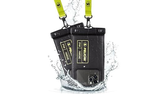 dual waterproof phone pouches
