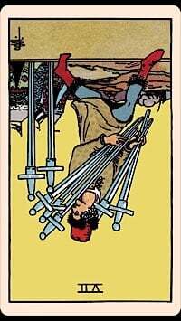 Seven of Swords (Reversed) | Tarot Card