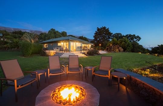 Backyard Retreat with a Fire Pit