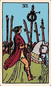 Six of Wands (Upright) | Tarot Card