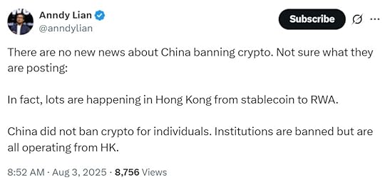 Crypto industry watcher observes RWA and stablecoin activity rising in Hong Kong