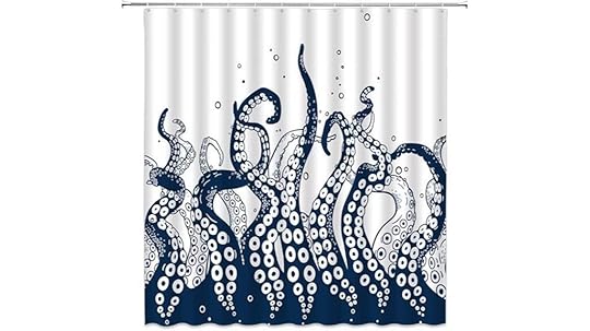 octopus tentacles shower curtain