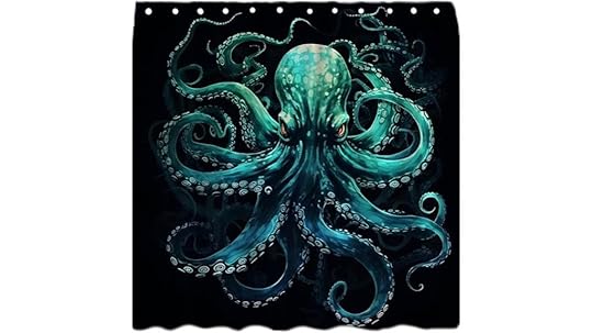 octopus tentacle shower curtain