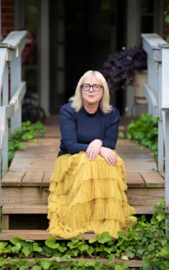 Karen Swallow Prior posing for an outdoor portrait