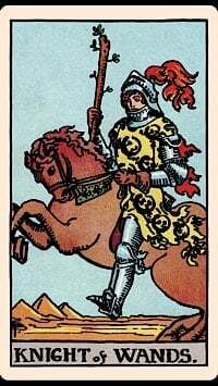Knight of Wands (Upright) | Tarot Card