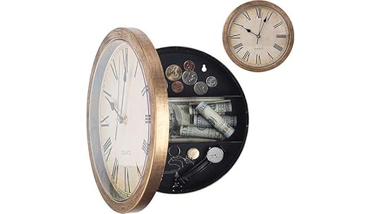 hidden safe wall clock