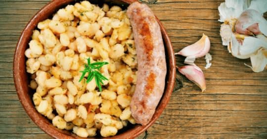 Botifarra amb mongetes, traditional dish in Barcelona
