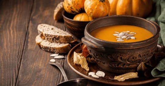 Catalan pumpkin cream, traditional dish in Barcelona in autumn