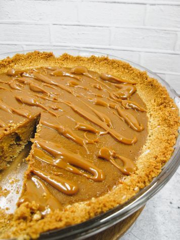Bready or Not: Dulce de Leche Pumpkin Pie