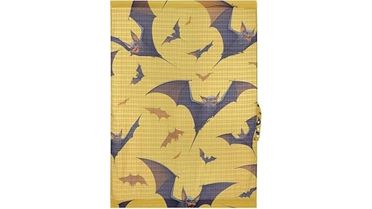 orange cartoon bat decor
