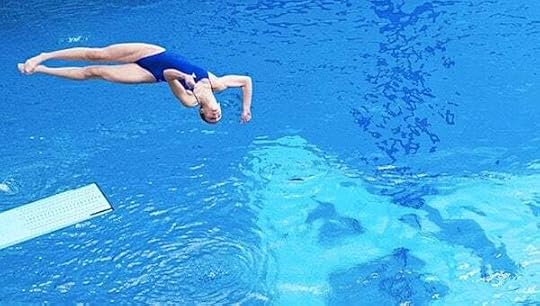 U.S. Air Force Academy's Kadyn MacPherson competes in the 1-meter springboard championship during the Air Force Diving Invitational at the academy in Colorado Springs, Colorado, Thursday, Jan. 30, 2025. (U.S. Air Force photo by Ray Bahner)