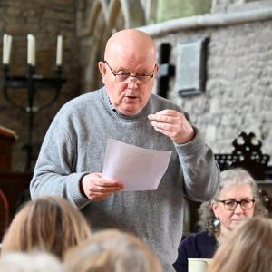 Gerard Boyce addressing the audience