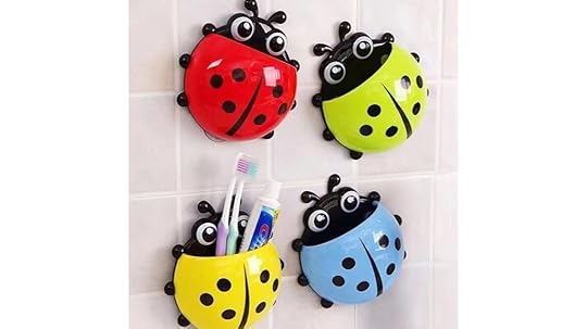 wall mounted suction cup toothbrush holder
