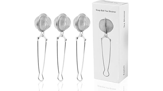 three stainless steel infusers