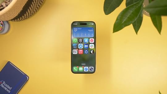 iPhone Air - top down home screen