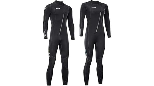 men s neoprene front zip wetsuit