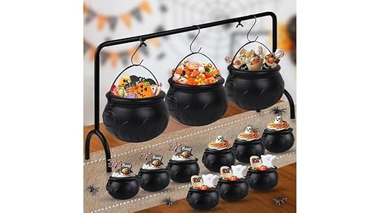 halloween cauldron serving bowls