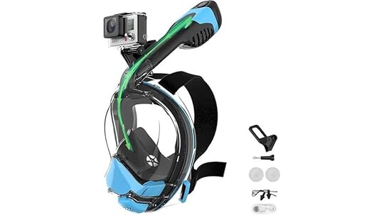 electric full face snorkel mask