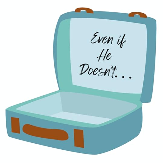 open suitcase with the words