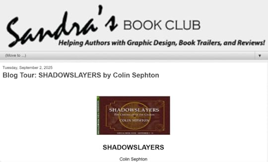 Blog post about Colin Sephton���s book from his virtual book tour
