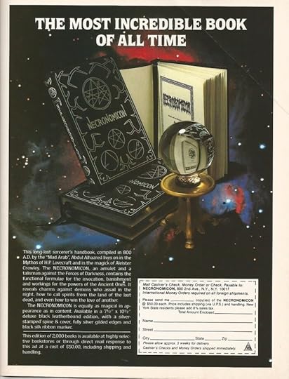 Necronomicon' Advertisement, 1980