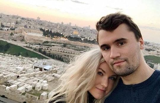 Charlie Kirk and his wife Erika (Facebook)