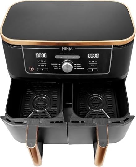 Ninja Foodi MAX Dual Zone Air Fryer drawers open