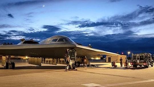 Airmen refuel a B-2 Spirit at Whiteman Air Force Base, Missouri, May 28, 2025. (U.S. Air Force photo by Staff Sgt. Joshua Hastings)
