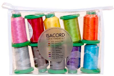 Isacord Machine Embroidery Thread Top 10 Thread Pack available at Nancy Zieman Productions at ShopNZP.com.