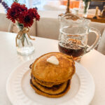 A stack of the Pumpkin Spice Pancakes
