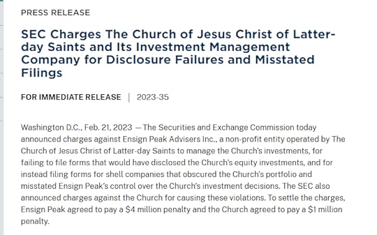 The Struggle for Integrity: Examining LDS Corporate Values Letter From the Editor