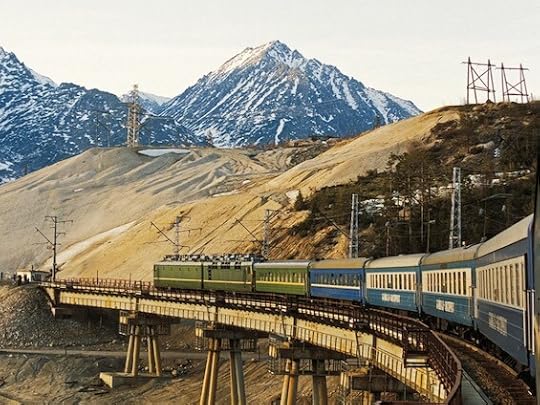 Photo of the Trans-Siberian Railway, the longest railroad in the world