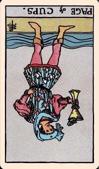 Page of Cups (Reversed) | Tarot Card