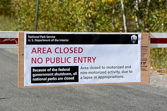 Eastern Sierra Conservation Corps - park closed sign