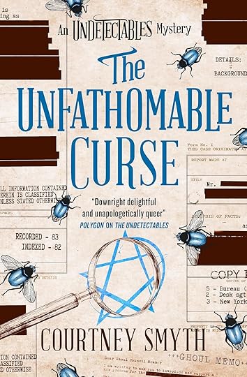book cover of fantasy mystery novel The Unfathomable Curse by Courtney Smyth