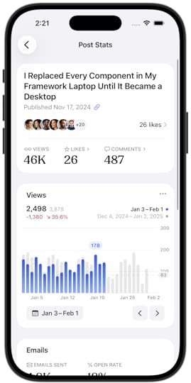 Image of new feature in Jetpack Stats.