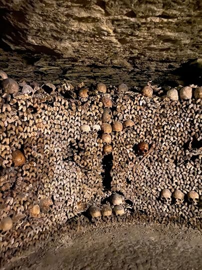 Alcove in the Paris Catacombs. Picture was used in the Ossuary Music Adventure. 