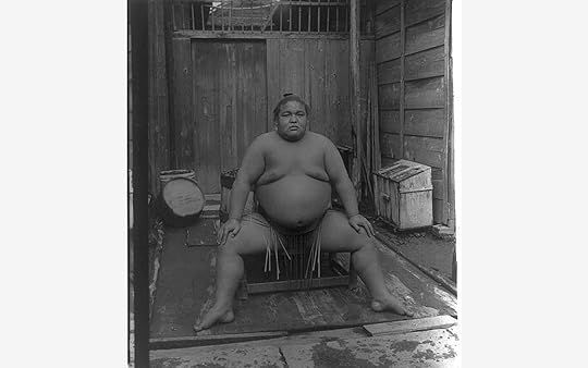 sumo wrestler circa 1905