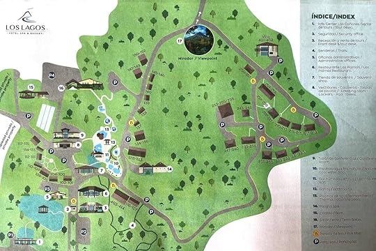 Hotel Los Lagos La Fortuna Costa Rica property map