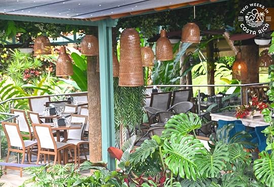 an upscale looking restaurant at hotel los lagos in la fortuna costa rica