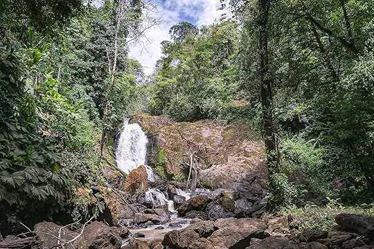 waterfall in corcovado national park