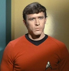 Galloway, from the TOS series of Star Trek. The man has shoulders. And woo-boy, also a chin and lips and… ANYway...