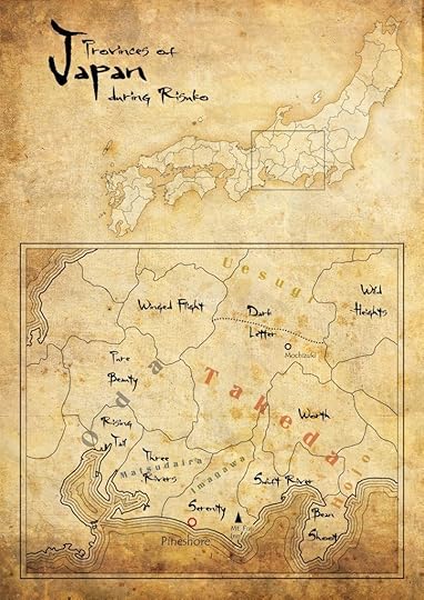 Risuko-Sengoku Map of Japan