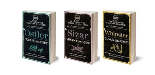 covers of three-book Gregory Hardiman series