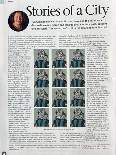 one of Susan Grossey's articles in Velvet magazine 