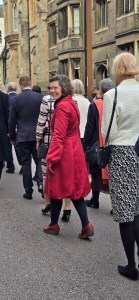 Susan Grossey leading a walking tour