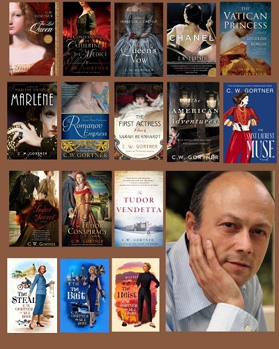 Image of C.W. Gortner and his novels